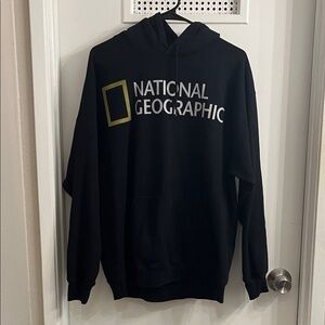 National Geographic Black and Gold Hoodie